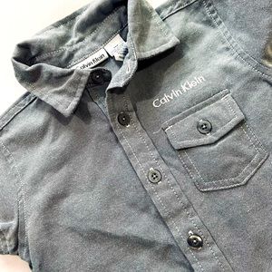 Kids Calvin Klein Button Shirt